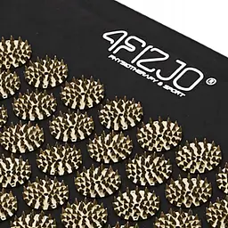 Килимок акупунктурний з валиком 4FIZJO Classic Mat Аплікатор Кузнєцова Black/Gold (P-5907739314987) - мініатюра 4