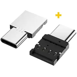 Дата кабель OTG USB 2.0 AF to USB-C silver XoKo (XK-AC045-SL2)