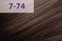 Професійна крем-фарба jNOWA Professional Chromatic Save Siena, відтінок 7/74, 90 мл - мініатюра 2