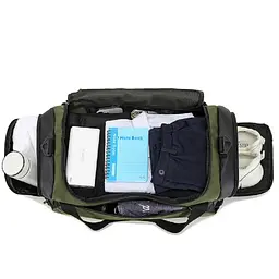 Дорожня міцна текстильна сумка Confident TB7-T-2902GR зелена - мініатюра 9
