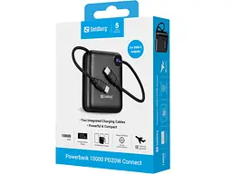 Зовнішній акумулятор (Power Bank) Sandberg 10000 mAh 20W (421-26) - мініатюра 4