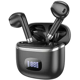Навушники Hoco EQ1 Music guide TWS | BT5.3, 400mAh, 7h | Black - мініатюра 2