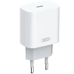 МЗП XO A829 120167C-EU1 EU 20W PD Fast Charger Materials are CE certified White