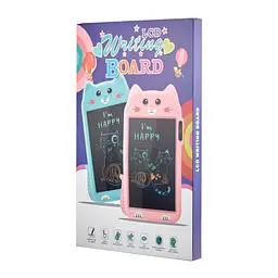 Графічний планшет Дитячий Writing Tablet Cat 8,8" Pink - мініатюра 2