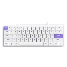 Клавіатура Ajazz NKL61 Wired Red Switch White Purple