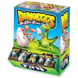 Блок жуйок Fini Dinoeggs Bubble Gum 200 шт