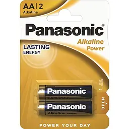 Батарейка Panasonic LR6REB/2BP ALKALINE POWER лужна AA блістер 2 шт.