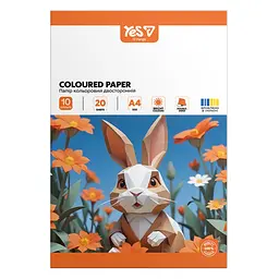 Папір кольор. А4 двостор. 20арк. O'range Line №954898/Yes