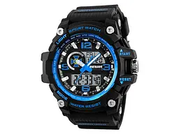 Чоловічий наручний годинник 012BUBKSBU СБУ Чорні з синім + Коробка Patriot acs0030997 - мініатюра 3