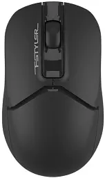 Миша A4Tech Fstyler FB12S, чорний, USB, бездротова, оптична, BT+RF (Combo), 1200 dpi, 125 Hz, 3 кнопки