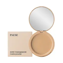 Пудра компактна Paese Semi-transparent Matte Powder матуюча напівпрозора відтінок 3A (Golden Beige) 9 г - мініатюра 2