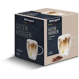 Чашка Ringel Guten Morgen Blume подвійна стінка 350 мл 1 (RG-0002/350 1) - мініатюра 3