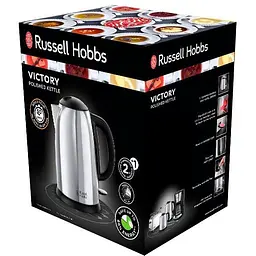 Електрочайник Russell Hobbs 23912-70 Victory сріблястий 1.7 л (23704016001) - мініатюра 4