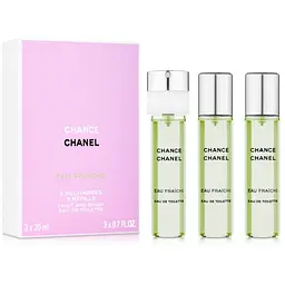 Chanel Chance Eau Fraiche 20 мл *3 шт REFILL туалетна вода