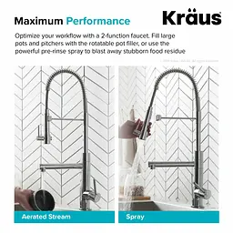 Змішувач для кухні Kraus Artec Pro золото/графіт KPF-1603SBBG, Золотий - мініатюра 12