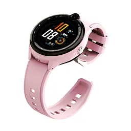 Смарт-годинник дитячі з відеодзвінком Wonlex KT26 Original WI-FI GPS SIM-карта Pink (18342) - мініатюра 3