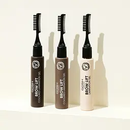 Гель для брів Gosh ламінуючий кольоровий 002 Dark Brown 6 мл темно-коричневий  - мініатюра 2