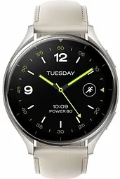 Смарт-годинник Xiaomi Watch 2 Titan Gray Case з білим листом щита (BHR9306GL) (UA UCRF) - мініатюра 2