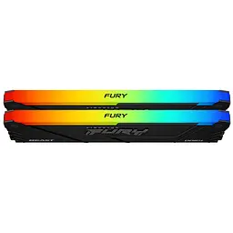 Модуль пам'яті для комп'ютера DDR4 32GB (2x16GB) 3200 MHz FURY Beast RGB Kingston Fury (ex.HyperX) (KF432C16BB2AK2/32) - мініатюра 3