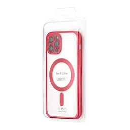 Чохол Ductil Metallic Edge with MagSafe (Protected Camera & Lens) iPhone 12 Pro Red - мініатюра 2