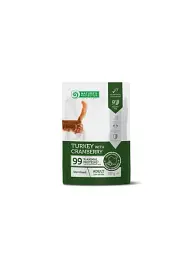 Вологий корм для стерилізованих котів Nature's Protection для здоров’я сечовивідної системи з індичкою та журавлиною пауч 100 г