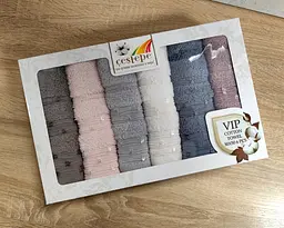 Набір кухонних турецьких рушників із 6 штук Cestepe Vip Cotton Lupen 30х50 - мініатюра 2