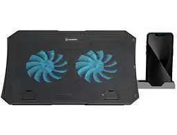 Охолоджувальна підставка для ноутбука до 15,6 дюймів GamePro GPCP-350 2xfans - мініатюра 2