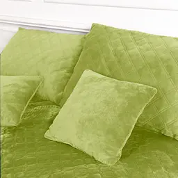 Подушка декоративна ТЕП Velour 40х40 см 412 салатова (3-00437_07369) - мініатюра 2