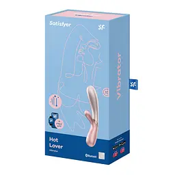 Смарт вібратор-кролик із підігрівом Satisfyer Hot Lover Pink - мініатюра 6