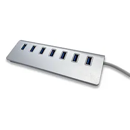 USB-хаб XON SmartHub Pro 7хUSB3.0 Сірий (UHAPM070073G 5009) - мініатюра 3