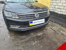 Дефлектор капота мухобойка Volkswagen Passat B8 NMS 2015-2020 USA Voron Glass (MV12115) - мініатюра 6