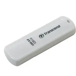 USB флеш накопичувач Transcend 128GB JetFlash 730 White USB 3.0 (TS128GJF730) - мініатюра 2