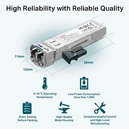 Трансивер TP-Link SFP+ TL-SM5110-LR 10GBase-LR SM 10km LC - мініатюра 6
