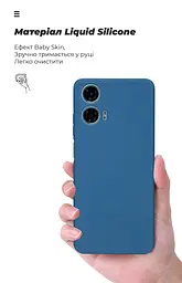 Чехол ArmorStandart ICON для Motorola G24 Power Camera cover Blue (ARM73883) - мініатюра 7