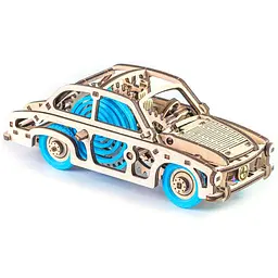 Дерев'яний конструктор Polish Legend Time For Machine T4M380302 Синій
