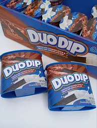 Duodip Шок стіки білий молочний шоколад 3в1 40г 12шт