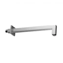 Верхній душ Paffoni Syncro Quadro 200x200xh8 мм з тримачем 400 мм steel ZSOF075ST + ZSOF063ST, Нержавіюча сталь - мініатюра 3