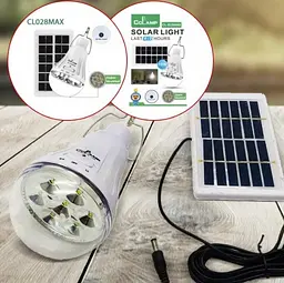Ліхтар акумуляторна лампа CcLamp CL-022 LED сонячна панель 10 Вт - мініатюра 5