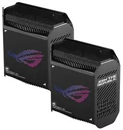 MESH-система ASUS mesh ROG Rapture GT6 AX10000 2Pcs Black 802.11ax (90IG07F0-MU9A20) - мініатюра 4