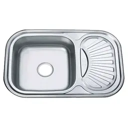 Мойка кухонная ZERIX Z7549-08-180E satin (ZX1606)