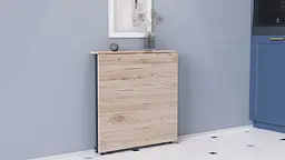 Стіл-книжка трансформер Оріон 1 Ferrum-decor 750x810x730 Чорний метал ДСП Дуб Сан-Марино 16 мм (FRD-104598) - мініатюра 4