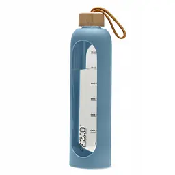 Пляшка для води спортивна 4FIZJO 1000 мл скляна Blue (P-5905973403894) - мініатюра 6