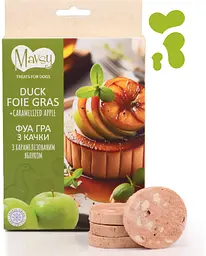 Ласощі для собак Фуагра з качки з карамелізованим яблуком Mavsy - FD Duck+apple 50 г