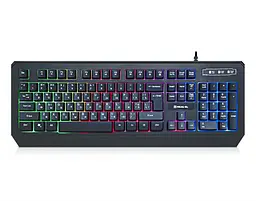 Клавіатура REAL-EL Comfort 7001 Black USB - мініатюра 1