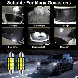 Комплект автомобільних LED ламп 41 мм 12V, 10 шт - мініатюра 4