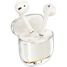 Бездротові навушники TWS Hoco EW52 вкладиші milky white