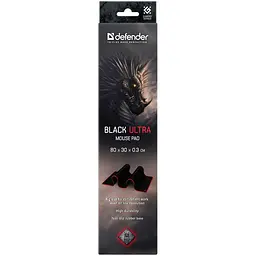 Килимок для мишки Defender Ultra Black (50561) - мініатюра 4