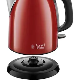 Електрочайник Russell Hobbs Colours Plus Mini 1 л червоно-чорний (24992-70) - мініатюра 2