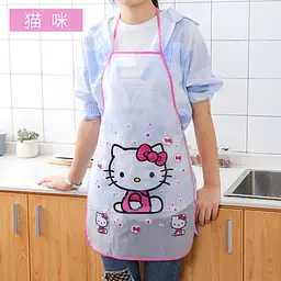 Фартух для творчості непромокальний UKC PVC 87х47 см Hello Kitty