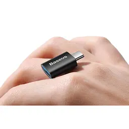Перехідник OTG USB 3.1 AF to USB-C black Baseus (ZJJQ000001) - мініатюра 8